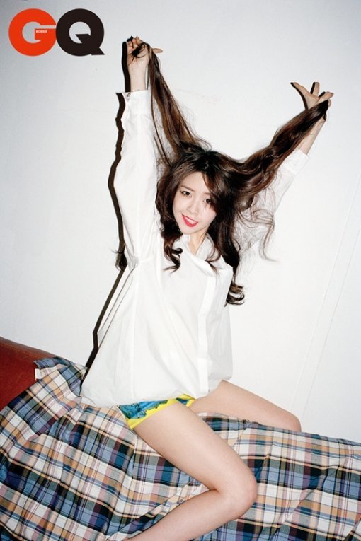 걸스데이 민아-손흥민, 지큐 코리아 제공