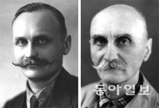 스탈린이 처형한 니콜라이 부하린의 동생 블라디미르 부하린은 굴라크로 끌려가 10여 년간 고초를 겪었다. 잡혀가기 전 모습(왼쪽 사진)과 출소한 뒤의 모습이 너무 대조적이다.