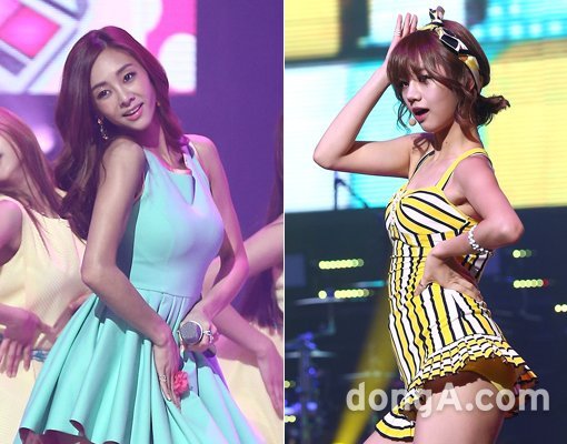 가수 지나-걸스데이 혜리(오른쪽). 동아닷컴DB