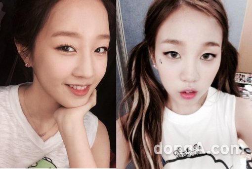 사진제공=박보람-백아연 위너/트위터