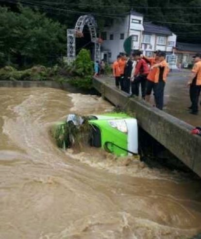 창원 71번 버스 사고. 사진= 경남지방경찰청 제공