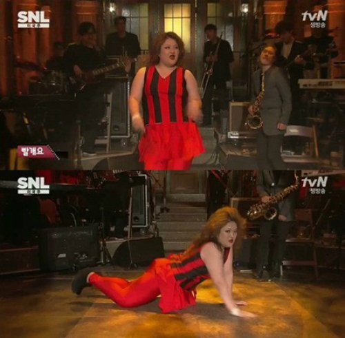 이국주 공민지 사진= tvN 예능프로그램 ‘SNL 코리아’ 화면 촬영