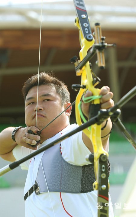 오진혁은 남자 양궁 대표팀의 에이스로 한국 양궁의 새 역사를 쓰고 있다. 신원건 기자 laputa@donga.com