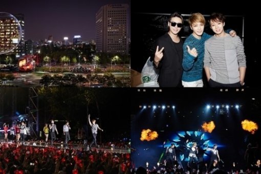 JYJ 영동대로 콘서트. 사진 = 씨제스엔터테인먼트 제공