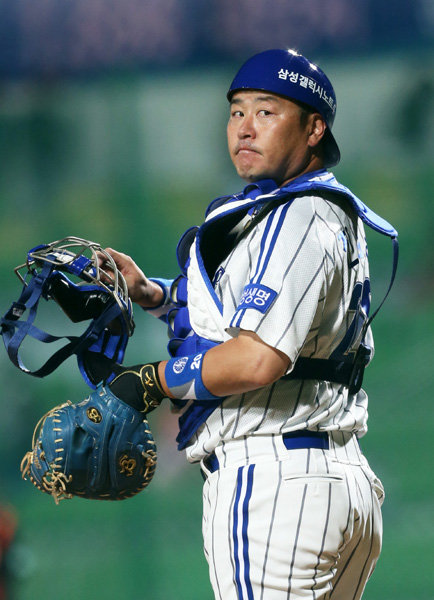 삼성 포수 진갑용. 사진제공｜스포츠코리아