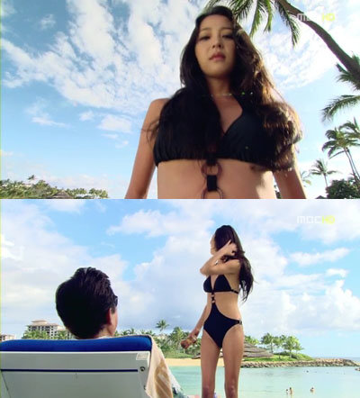 ‘로맨스의 일주일’ 한고은. 사진 = MBC ‘신이라 불리운 사나이’ 화면 촬영