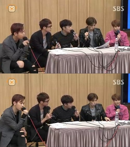 비스트 ‘12시 30분’. 사진 = SBS ‘컬투쇼’ 화면 촬영