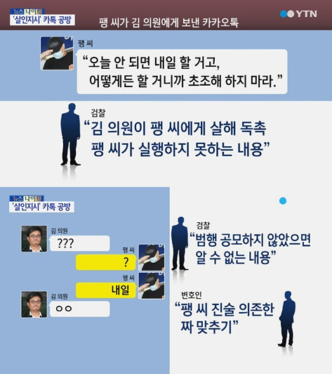 김형식 팽 씨 카톡 공개. 사진=YTN 캡처