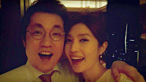 내년 1월 6일 결혼하는 김상민 의원(왼쪽)과 방송인 김경란. 사진 출처 김상민 의원 페이스북