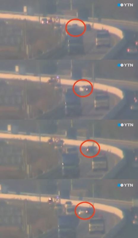 군입대 친구 배웅 추돌사고(출처=YTN)