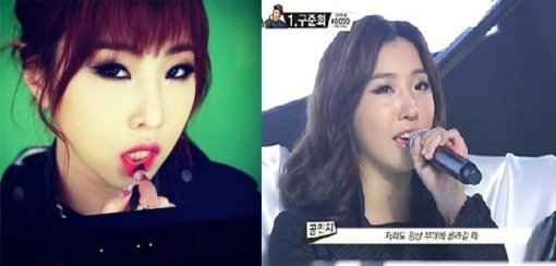 ‘믹스앤매치’ 공민지. 사진 = 공민지 SNS, Mnet ‘믹스앤매치’ 화면 촬영