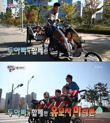 션은 육아의 신. 사진 = KBS 2TV ‘슈퍼맨이 돌아왔다’ 화면 촬영