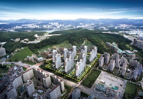 <현대엔지니어링 힐스테이트 서천 조감도>