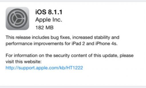iOS8.1.1. 사진 = 애플