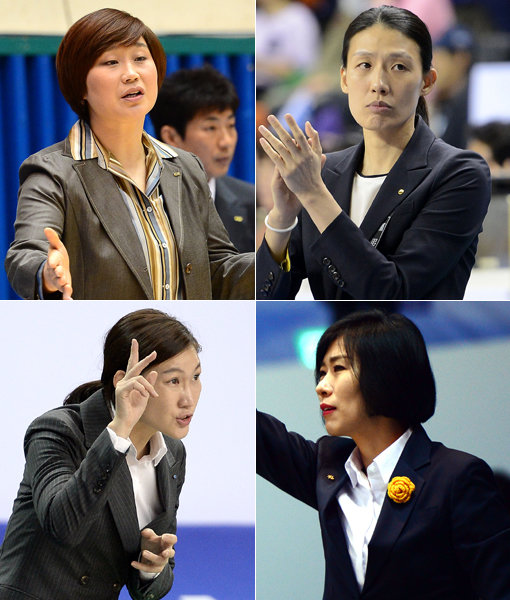 유영주-전주원-박선영-박정은(왼쪽 위부터 시계방향). 사진｜스포츠동아DB·WKBL