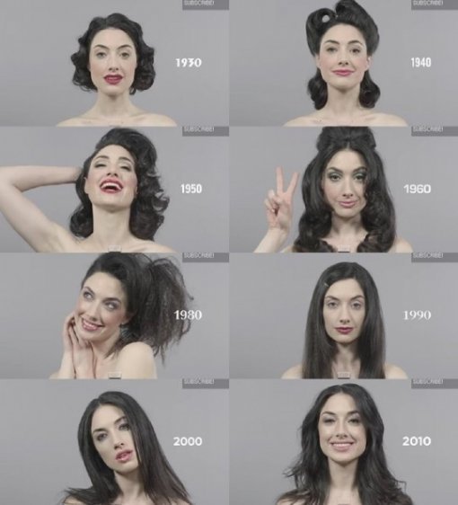 ‘백 년 동안의 미녀 변천사’