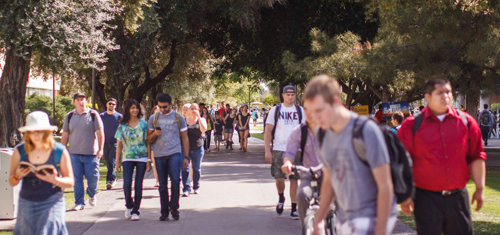 애리조나주립대 캠퍼스 전경. 아카데미아 제공
