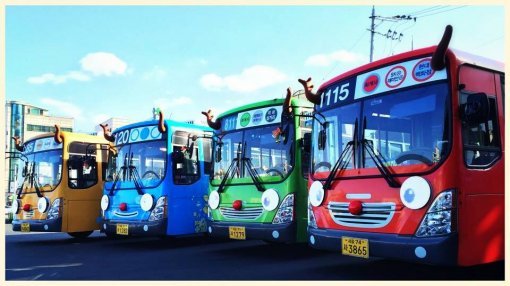 루돌프 타요 버스 사진= 꼬마버스 타요 공식 페이스북