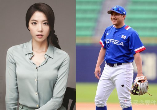 오윤아-황재균. 사진 = 폴라리스엔터테인먼트 제공, 스포츠동아 DB