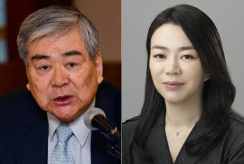 조양호 한진그룹 회장(좌)과 조현아 전 부사장(우)동아일보 자료 사진.
