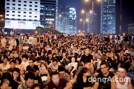 홍콩 우산혁명 종료(제보= 독자 모니카 리)
