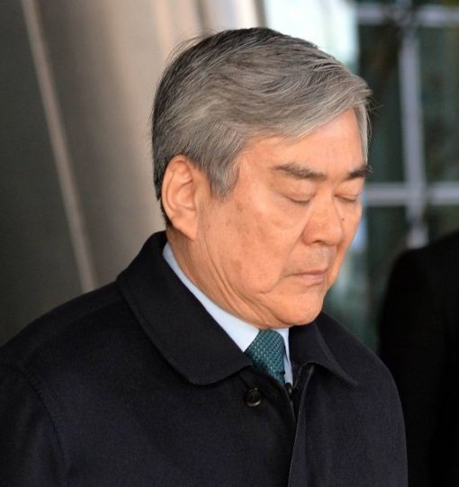 조양호 한진그룹 회장 입장발표. 사진=최혁중 기자