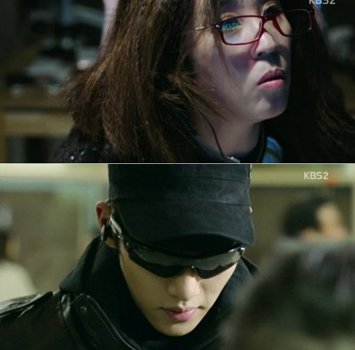 연기자 김미경·지창욱(아래). 사진｜KBS ‘힐러’ 방송 캡처