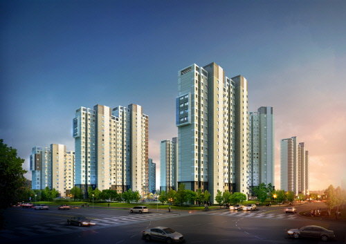 <세종 한양수자인 엘시티 투시도>