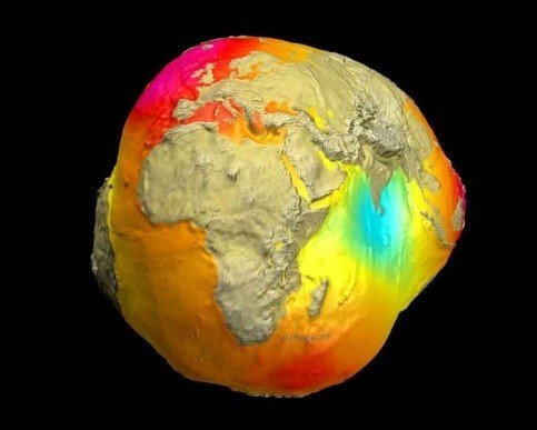 NASA가 공개한 ‘포츠담 중력 감자
