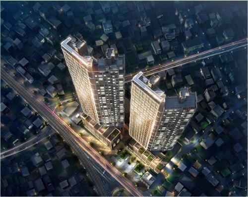 <강변 SK VIEW 조감도>