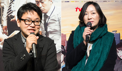 김원석 PD·정윤정 작가(오른쪽). 사진제공｜CJ E＆M