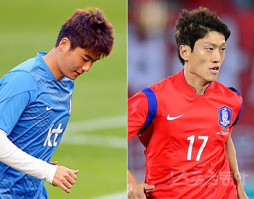 기성용-이청용(오른쪽). 스포츠동아DB