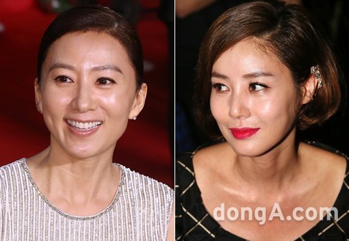배우 김희애·김성령(오른쪽). 동아닷컴DB
