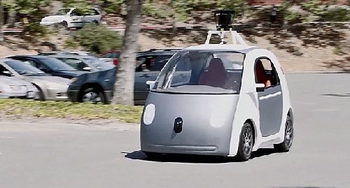 사진=지난 5월 최초로 공개된 구글 무인 자동차 프로토타입