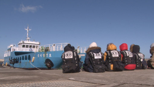 ‘관찰카메라’ 사상 처음으로 여자 VJ들만 현장에 투입됐다. 이들은 여서도에서 호된 신고식을 치렀다. 사진제공｜채널A