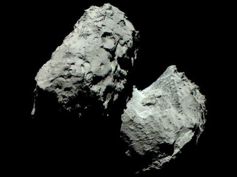 로제타 혜성 화석 정체. 사진=ESA