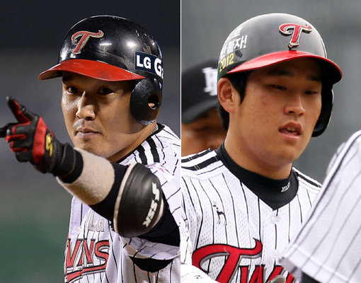 윤요섭-유강남(오른쪽). 사진제공｜스포츠코리아