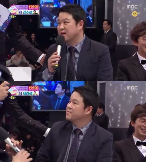 MBC 방송연예대상 김구라 사진= MBC ‘2014 MBC 방송연예대상’ 화면 촬영