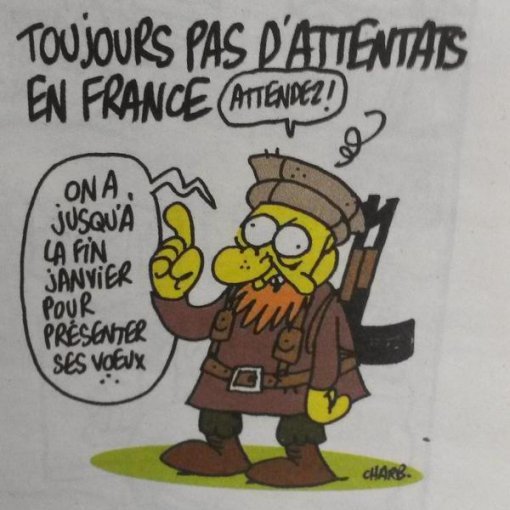 이슬람 풍자 프랑스 언론사에 총격