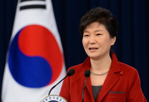 박근혜 대통령이 12일 청와대 춘추관에서 신년기자회견을 가졌다. (사진= 청와대사진기자단)