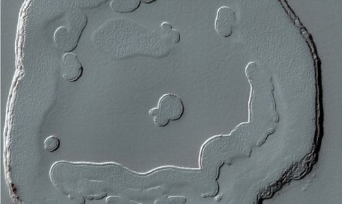화성 표면 스마일 포착. 사진=항공우주국(NASA)