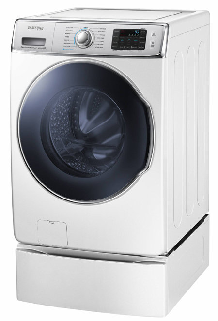 올해 첫 컨슈머리포트 드럼세탁기 평가에서 1위를 차지한 삼성전자 대용량 드럼세탁기 ‘WF56H9110CW’. 삼성전자 제공