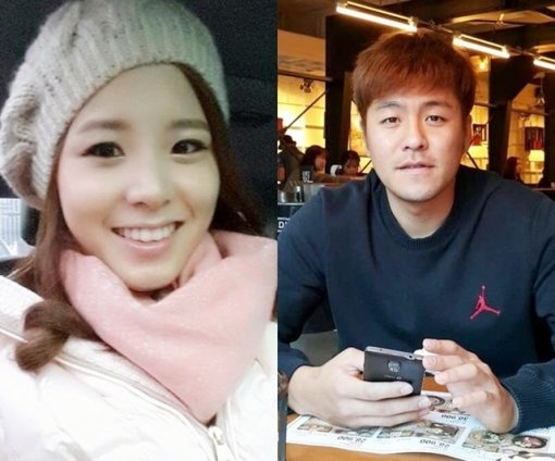 출처= 강민호, 신소연 SNS