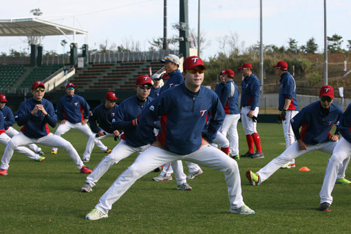 일본 오키나와에서 스프링캠프를 진행하고 있는 KIA 선수단은 2월 첫째 주부터 본격적으로 실전경기를 치를 계획이다. 사진제공｜KIA타이거즈