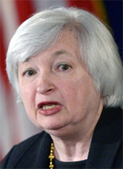 초저금리 정책을 유지키로 한 재닛 얠런 Fed 의장 (출처= 동아일보DB)