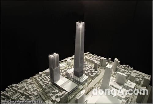현대차 115층 복합시설 제안 모형도 (서울시 제공)