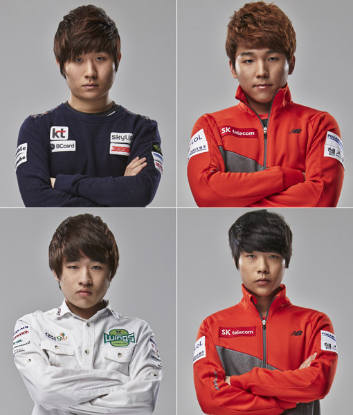 전태양-박령우-조중혁-조성주(왼쪽 위부터 시계방향). 스포츠동아DB