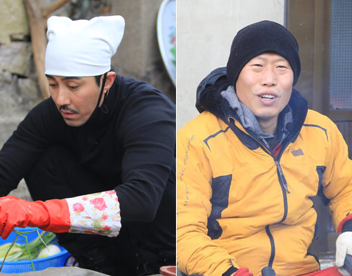 예능프로그램과 좀처럼 어울리지 않을 것 같은 배우 차승원(왼쪽)과 유해진이 ‘유쾌한 반란’을 일으키고 있다. 이들이 함께하는 ‘삼시세끼’가 2회 만에 시청률 10%를 돌파하며 인기를 얻고 있다. 사진제공｜CJ E&M