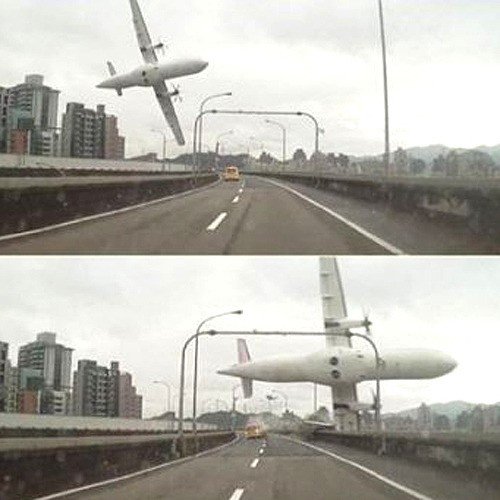 ‘대만 여객기 추락’