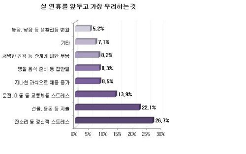 설 명절 걱정거리 1위